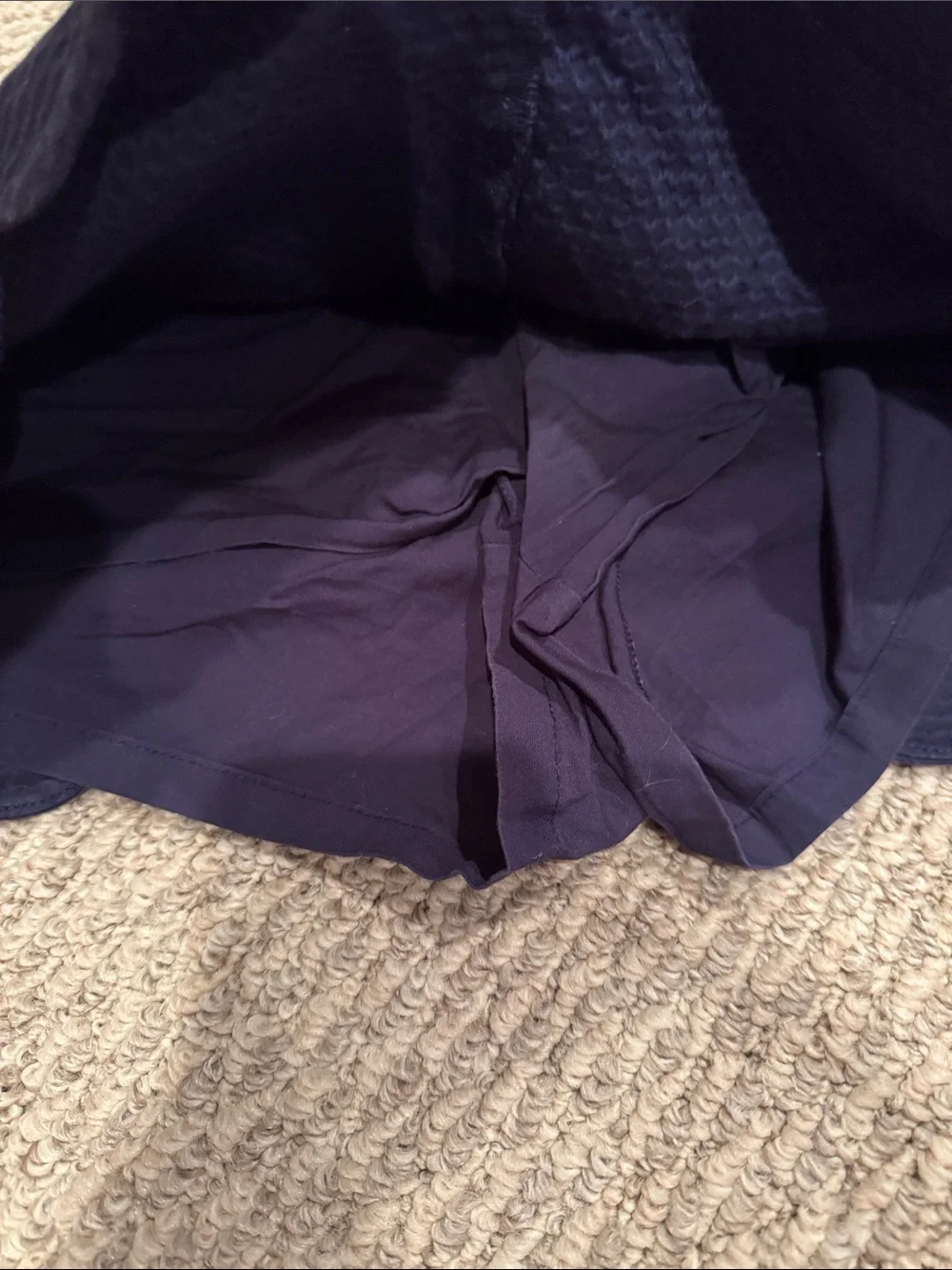 Lilly Pulitzer Navy Scalloped Hem Skort - Picture 3 of 6
